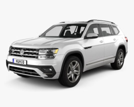 Volkswagen Atlas R-Line 2021 3D model