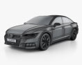 Volkswagen Arteon 2020 3d model wire render