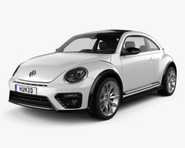 Volkswagen Beetle R-Line クーペ 2020 3Dモデル