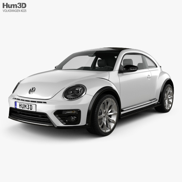 Volkswagen Beetle R-Line coupe 2020 3D model