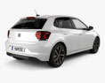 Volkswagen Polo Beats 5-door 2020 3d model back view