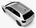 Volkswagen Polo Beats 5-door 2020 3d model top view