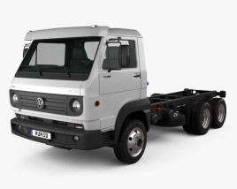 Volkswagen Delivery (13-160) Chassis Truck 3-axle 2018 3D model