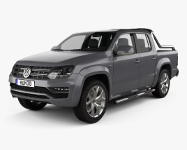 Volkswagen Amarok Crew Cab Ultimate 2021 3Dモデル