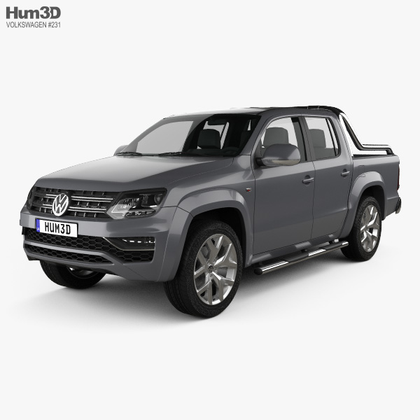 Volkswagen Amarok Crew Cab Ultimate 2021 3Dモデル