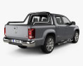 Volkswagen Amarok Crew Cab Ultimate 2021 3D模型 后视图