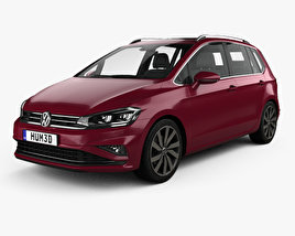 Volkswagen Golf Sportswan 2016 3D model