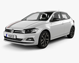 Volkswagen Polo Beats with HQ interior 2020 3D model