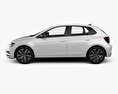 Volkswagen Polo Beats with HQ interior 2020 3d model side view
