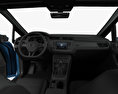 Volkswagen Touran with HQ interior 2018 3d model dashboard