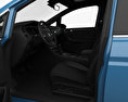 Volkswagen Touran with HQ interior 2018 3d model seats