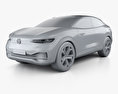 Volkswagen ID Crozz II 2017 3d model clay render