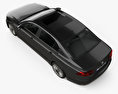 Volkswagen Phideon GTE 2020 3D-Modell Draufsicht