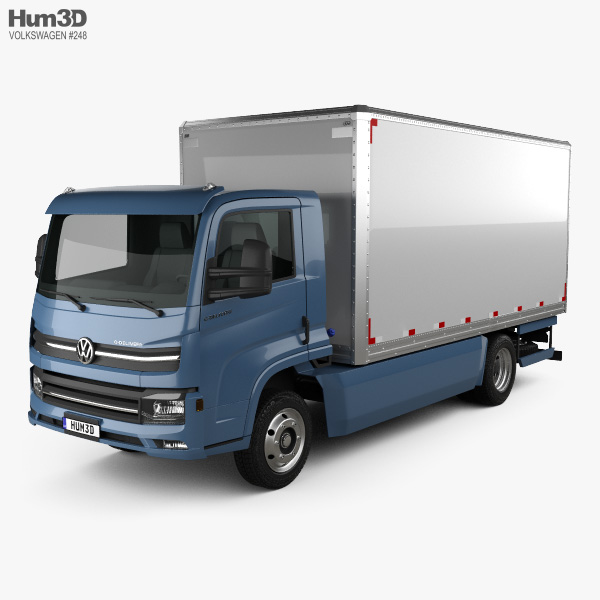 Volkswagen e-Delivery Box Truck 2020 3D model