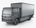 Volkswagen e-Delivery Box Truck 2020 3d model wire render