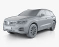 Volkswagen Touareg R-Line 2021 3d model clay render