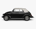Volkswagen Beetle descapotable 1975 Modelo 3D vista lateral