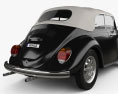 Volkswagen Beetle convertible 1975 3d model