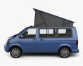 Volkswagen Transporter California 2014 3D-Modell Seitenansicht