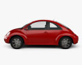 Volkswagen Beetle coupe 2011 3d model side view