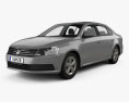 Volkswagen Lavida sedan with HQ interior 2017 3d model