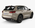 Volkswagen Touareg Elegance with HQ interior 2021 3d model back view