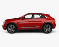 Volkswagen Atlas Cross Sport 2021 3d model side view