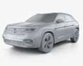Volkswagen Atlas Cross Sport 2021 3d model clay render