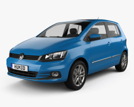 Volkswagen Fox Highline 2020 3D model