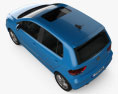 Volkswagen Fox Highline 2020 3d model top view