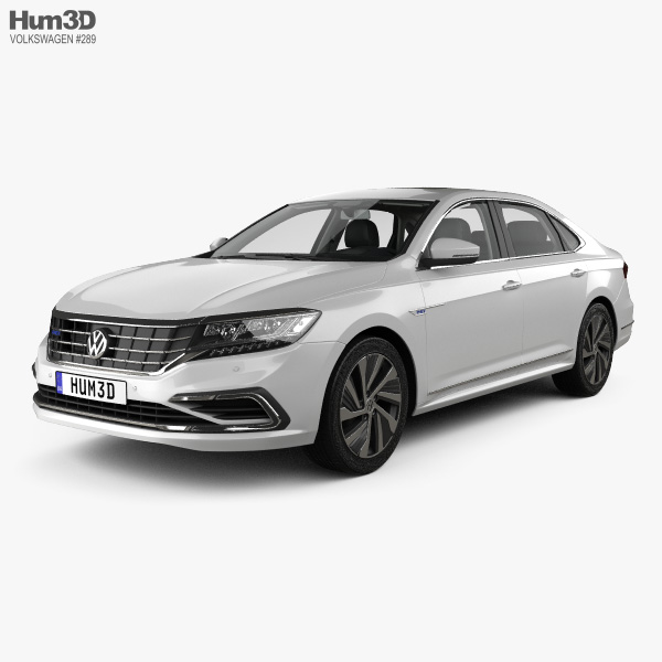 Volkswagen Passat PHEV CN-spec with HQ interior 2021 3D model