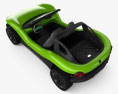 Volkswagen ID Buggy 2020 3D模型 顶视图