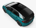 Volkswagen ID.3 2022 3d model top view