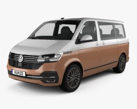 Volkswagen Transporter Multivan Bulli 2022 3D model