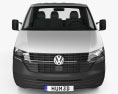Volkswagen Transporter Single Cab Pickup L2 2022 3d model front view