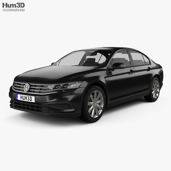 Volkswagen Passat sedan 2022 3D model