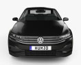 Volkswagen Passat sedan 2022 3d model front view