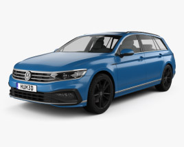 Volkswagen Passat variant R-line 2022 3D model
