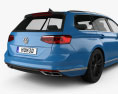Volkswagen Passat variant R-line 2022 3D модель