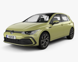 Volkswagen Golf R-Line 5门 掀背车 2020 3D模型