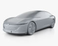 Volkswagen ID.Vizzion 2021 3D модель clay render