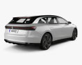 Volkswagen ID Space Vizzion 2021 3d model back view