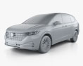 Volkswagen Viloran 2019 Modello 3D clay render