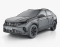Volkswagen Nivus BR-spec 2022 3d model wire render