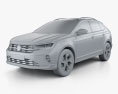 Volkswagen Nivus BR-spec 2022 3d model clay render