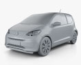 Volkswagen Up 3-door 2020 3d model clay render