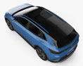 Volkswagen ID.4 2022 3D-Modell Draufsicht