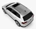 Volkswagen Tiguan eHybrid 2022 3D модель top view