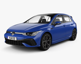 Volkswagen Golf R-Line 5-door hatchback 2022 3D model