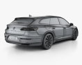 Volkswagen Arteon Shooting Brake Elegance 2020 3d model